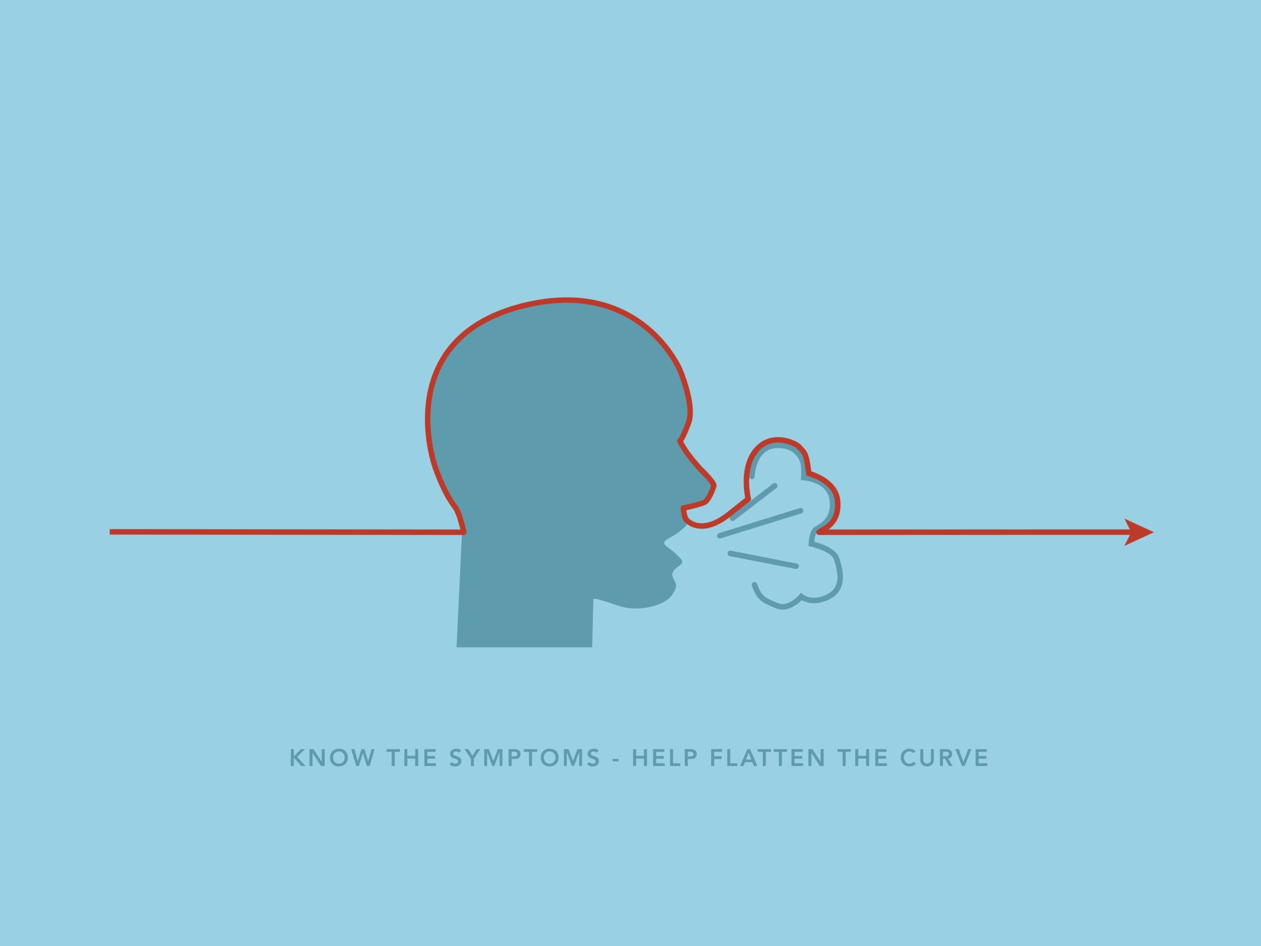 Cough, know the symptoms, help flatten the curve